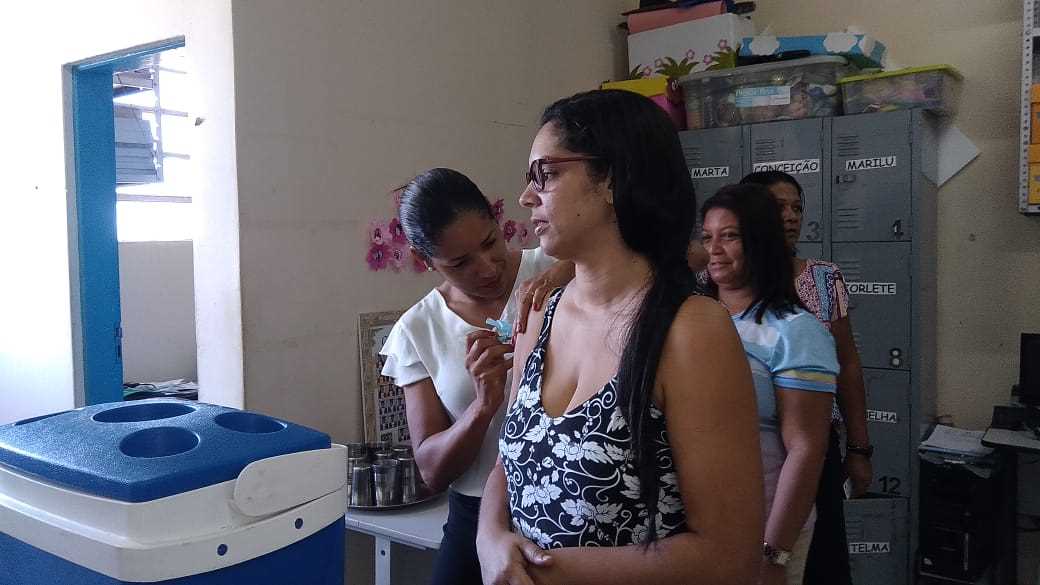 Camacã: Campanha de Vacinação contra Influenza (Gripe) alcança professores da rede pública 

